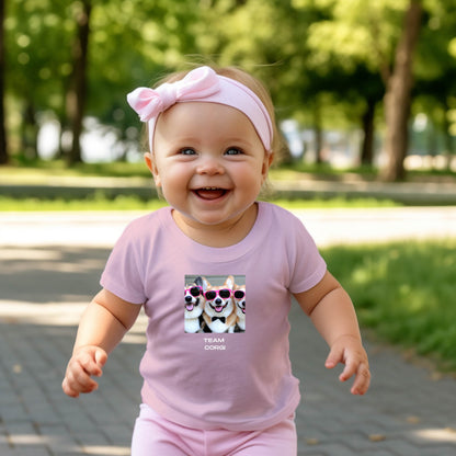 Corgi 2P Baby Jersey Short Sleeve Tee