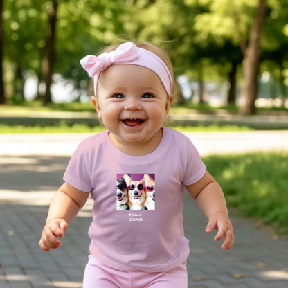 Corgi 3P Baby Jersey Short Sleeve Tee