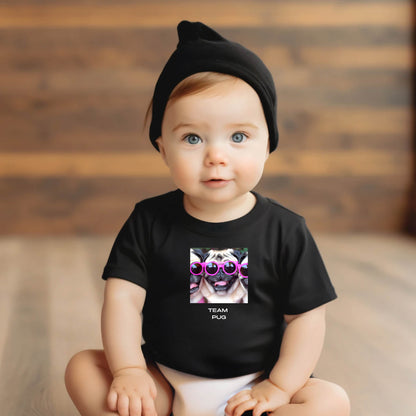 Pug 2P Baby Jersey Short Sleeve Tee