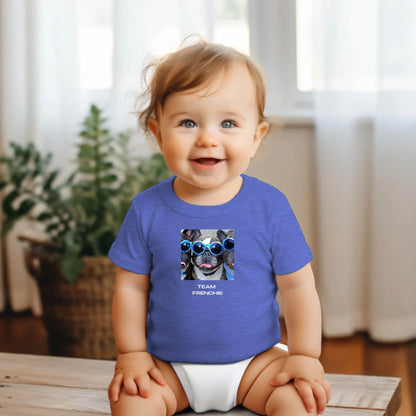 French Bulldog 1B Baby Jersey Short Sleeve Tee