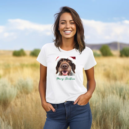 German Wirehaired Pointer 3MC Adult F Unisex t-shirt