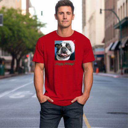 Boston Terrier 3HH Adult M Unisex t-shirt