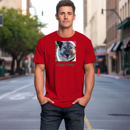 Norwegian Elkhound 2HH Adult M Unisex t-shirt