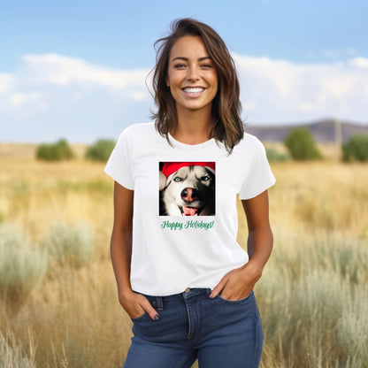 Siberian Husky 3HH Adult F Unisex t-shirt