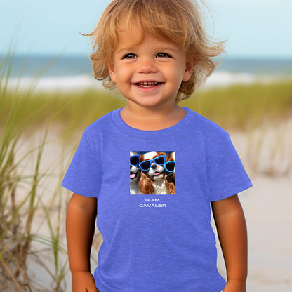 Cavalier King Charles Spaniel 1B Toddler Short Sleeve Tee