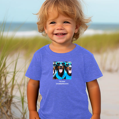 Doberman 1B Toddler Short Sleeve Tee