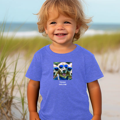 Golden Retriever 2B Toddler Short Sleeve Tee