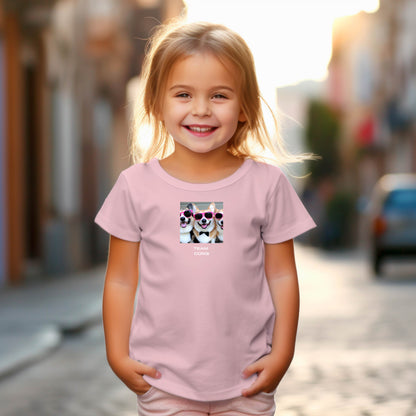 Corgi 2P Toddler Short Sleeve Tee