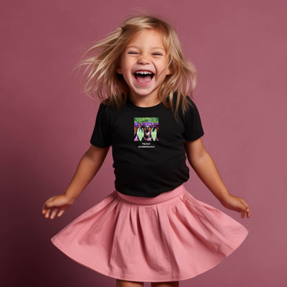 Doberman 2P Toddler Short Sleeve Tee