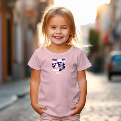 Poodle 1P Toddler Short Sleeve Tee