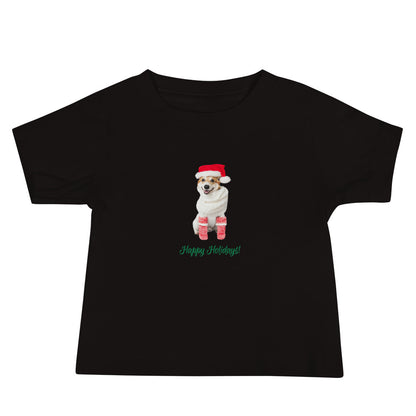 Corgi 4HH Xmas Baby Jersey Short Sleeve Tee