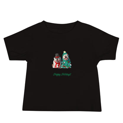 Bulldog 6HH Xmas Baby Jersey Short Sleeve Tee