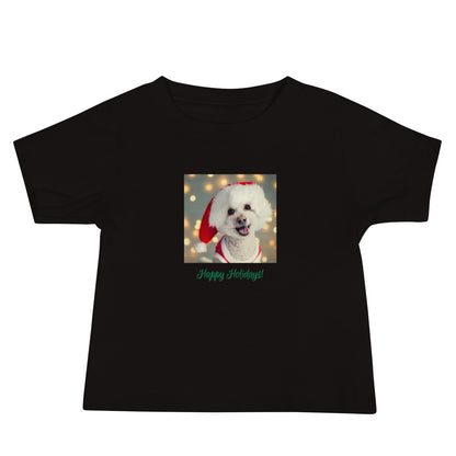 Poodle 7HH Xmas Baby Jersey Short Sleeve Tee