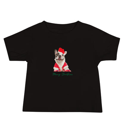 French Bulldog 2MC Xmas Baby Jersey Short Sleeve Tee