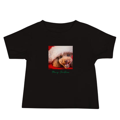 Poodle 5MC Xmas Baby Jersey Short Sleeve Tee