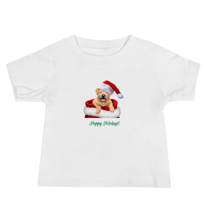 Labrador 1HH Xmas Baby Jersey Short Sleeve Tee