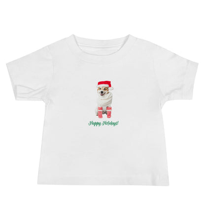 Corgi 4HH Xmas Baby Jersey Short Sleeve Tee