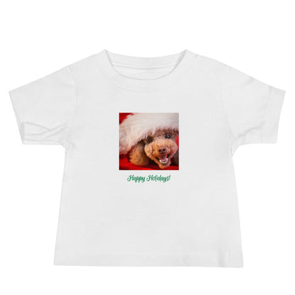 Poodle 5HH Xmas Baby Jersey Short Sleeve Tee