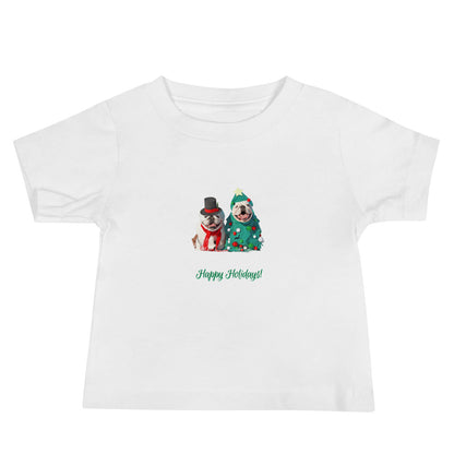 Bulldog 6HH Xmas Baby Jersey Short Sleeve Tee