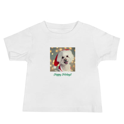 Poodle 7HH Xmas Baby Jersey Short Sleeve Tee