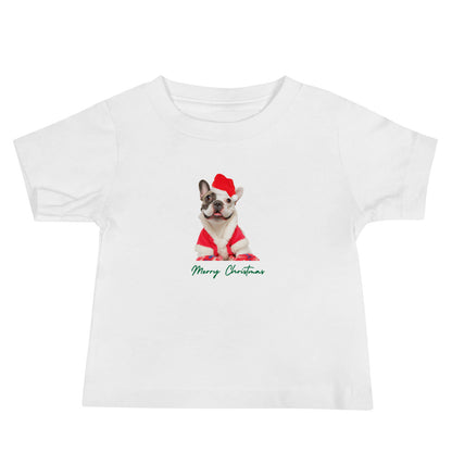 French Bulldog 2MC Xmas Baby Jersey Short Sleeve Tee