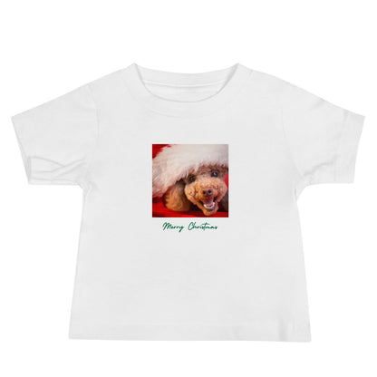 Poodle 5MC Xmas Baby Jersey Short Sleeve Tee