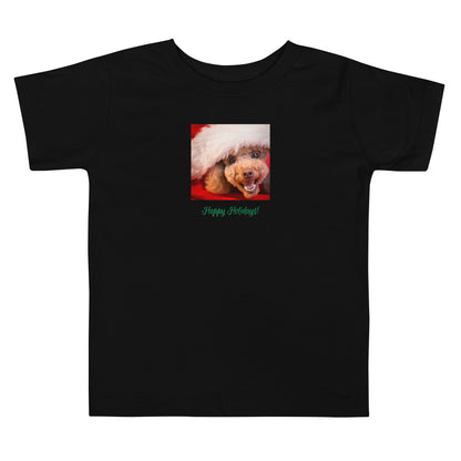 Poodle 5HH Xmas Toddler Short Sleeve Tee