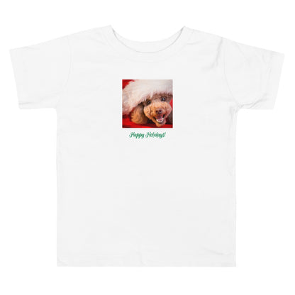 Poodle 5HH Xmas Toddler Short Sleeve Tee