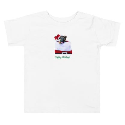 German Shepherd 8HH Xmas Toddler Short Sleeve Tee