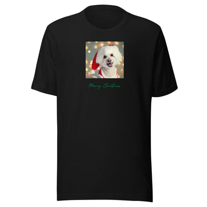 Poodle 7MC Xmas Adult-F Unisex t-shirt