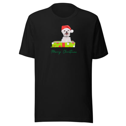 Maltese 3MC Xmas Adult-F Unisex t-shirt