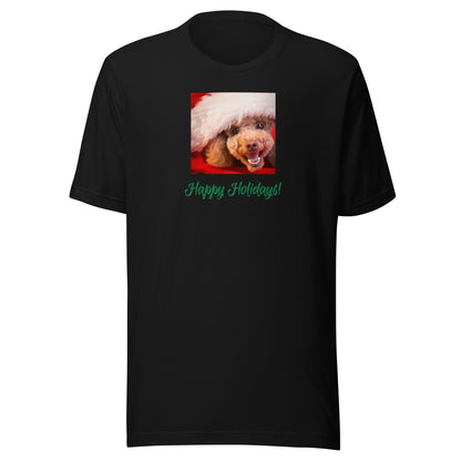 Poodle 5HH Xmas Adult-F Unisex t-shirt