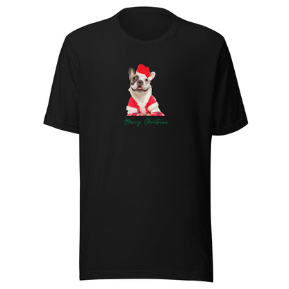 French Bulldog 2MC Xmas Adult-M Unisex t-shirt