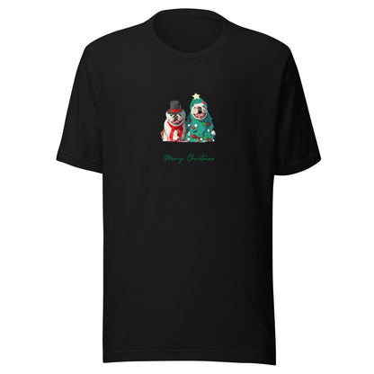 Bulldog 6MC Xmas Adult-M Unisex t-shirt