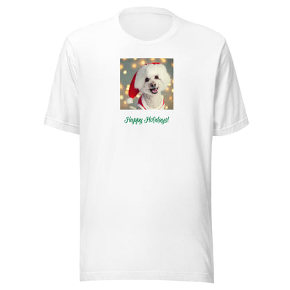 Poodle 7HH Xmas Adult-F Unisex t-shirt