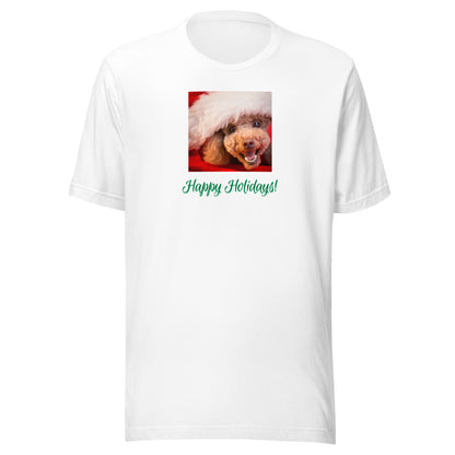 Poodle 5HH Xmas Adult-F Unisex t-shirt