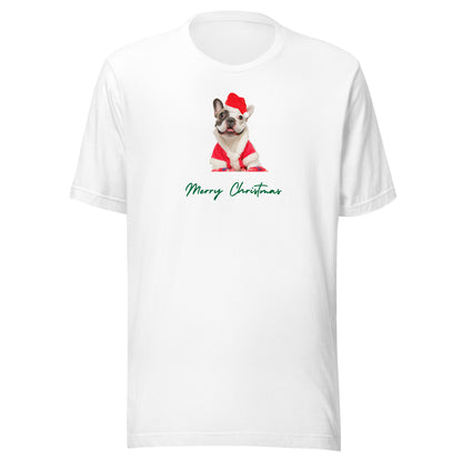 French Bulldog 2MC Xmas Adult-F Unisex t-shirt