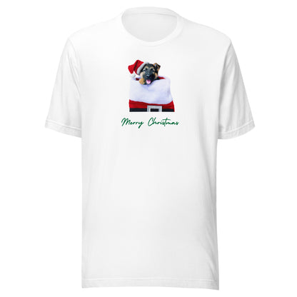 German Shepherd 8MC Xmas Adult-F Unisex t-shirt