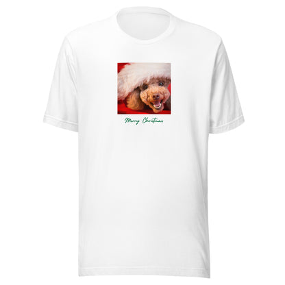 Poodle 5MC Xmas Adult-M Unisex t-shirt