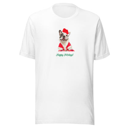 French Bulldog 2HH Xmas Adult-M Unisex t-shirt