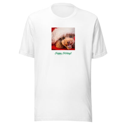 Poodle 5HH Xmas Adult-M Unisex t-shirt