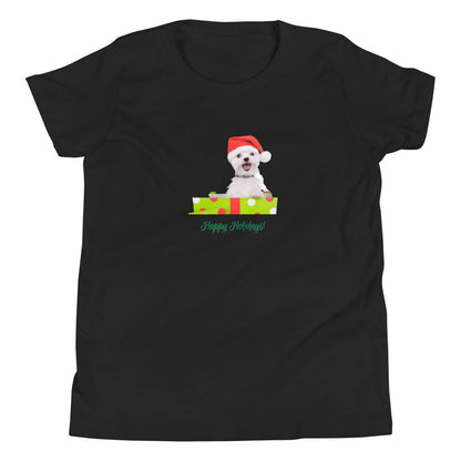 Maltese 3HH Xmas Youth Short Sleeve T-Shirt