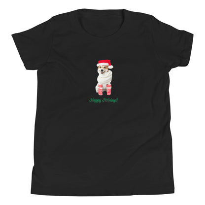 Corgi 4HH Xmas Youth Short Sleeve T-Shirt