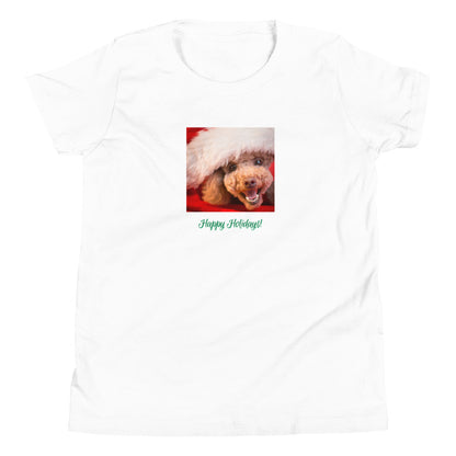 Poodle 5HH Xmas Youth Short Sleeve T-Shirt